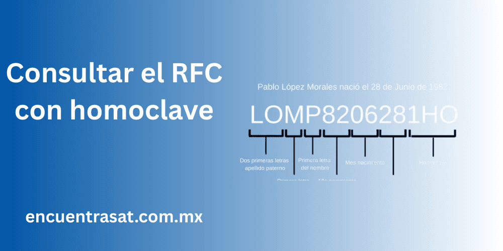 Cómo consultar tu RFC con homoclave