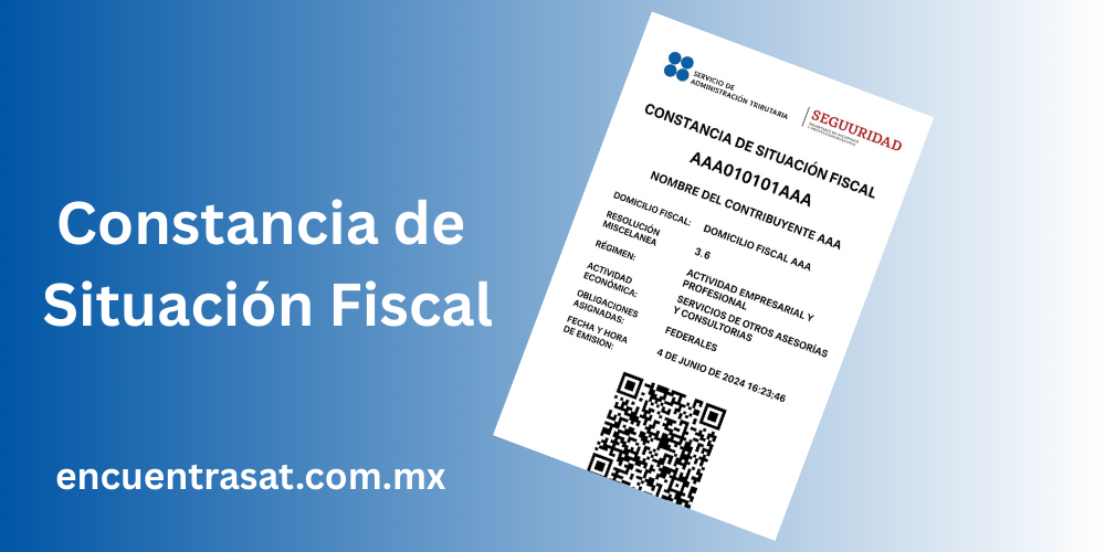 Constancia de Situación Fiscal